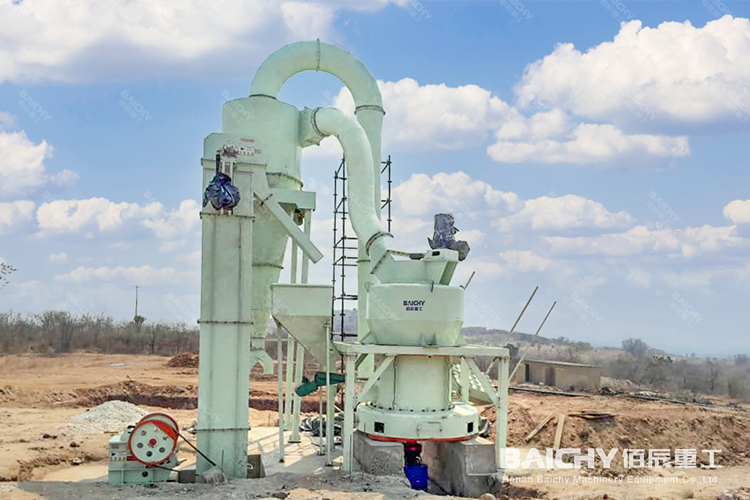 時產2-3噸石灰石磨粉生產線