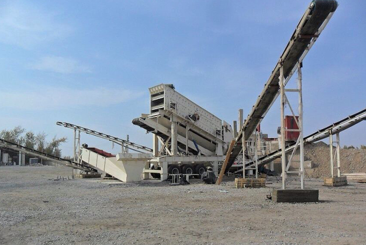 制砂機移動破碎站