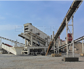 制砂機移動破碎站